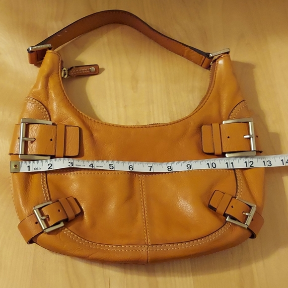 MICHAEL Michael Kors Small Cognac Brown Hobo with Buckle Details - Picture 13 of 16